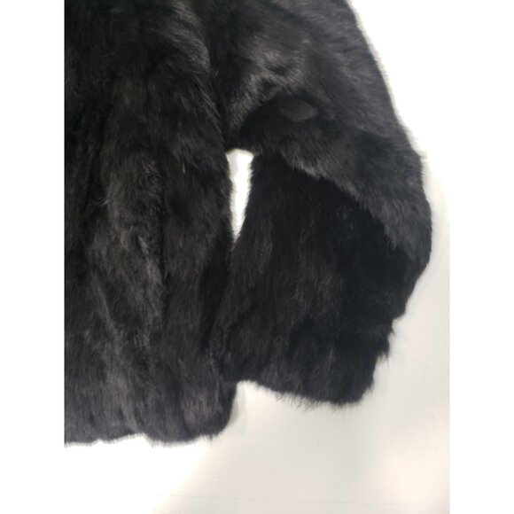 Arielle by Navarre Fur Co. Black Genuine Rabbit Fur Jacket Size 2X Pre Owned - Picture 4 of 9